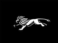 Gif animé lion blanc
